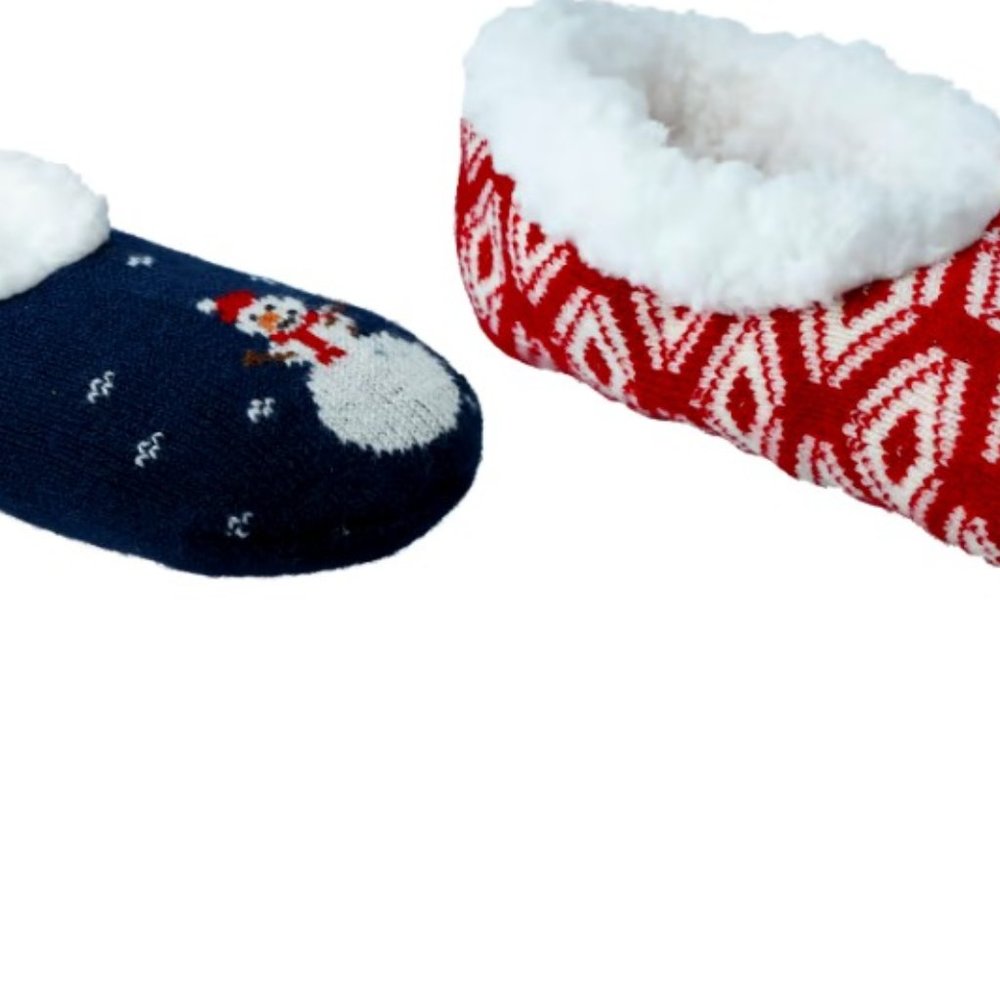 NWT Natural Reflections Double Layer Home Slippers with Aloe for 2-Pair (OS)